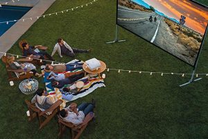 Outdoor Movie Screen For Community